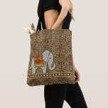 Elephant Walk Monogram Cheetah Id390 Tote Bag at Zazzle