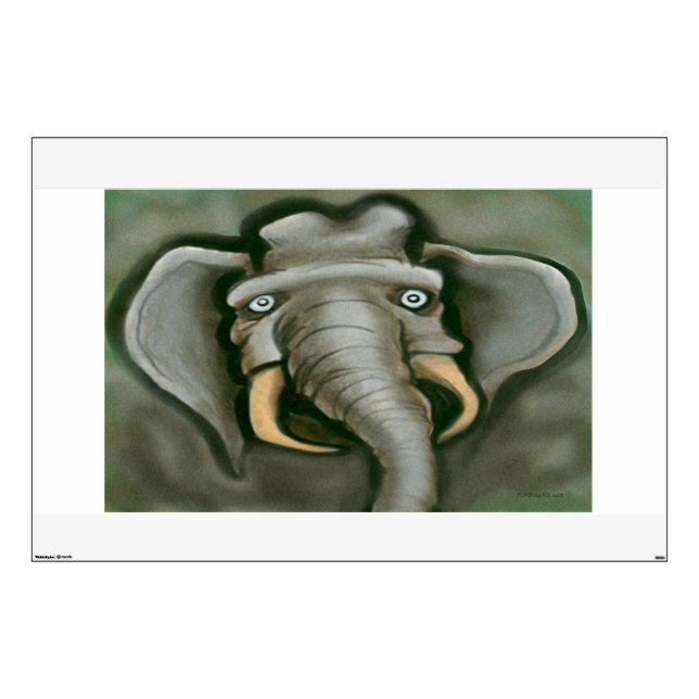Elephant Wall Decal (Front)