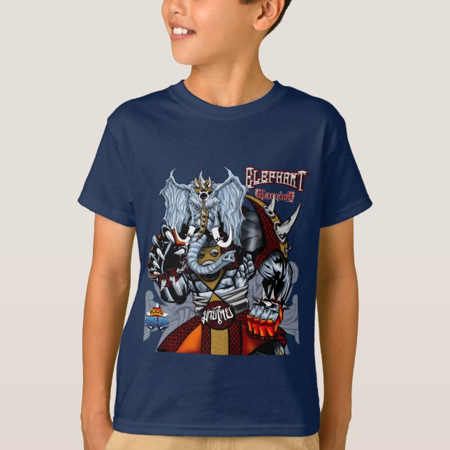 Elephant Warrior - Muay-Thai - 3 T-Shirt (Front)
