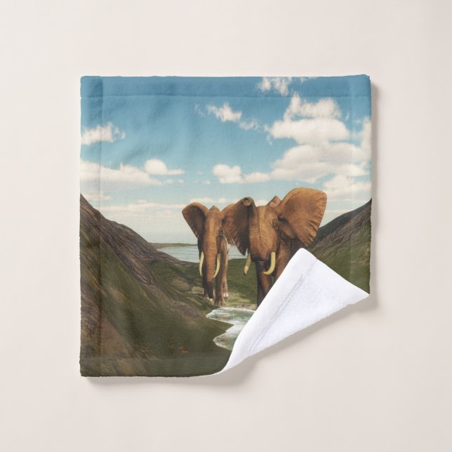 Elephant Wash Cloth (Wash Cloth)