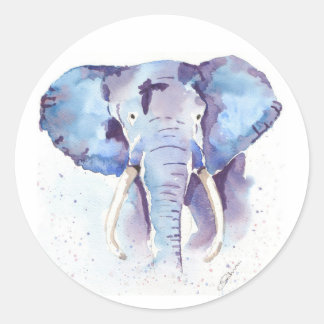 Elephant Watercolor Sticker