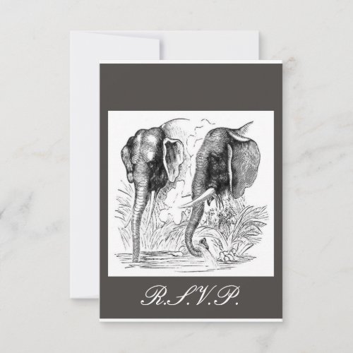 Elephant Wedding RSVP