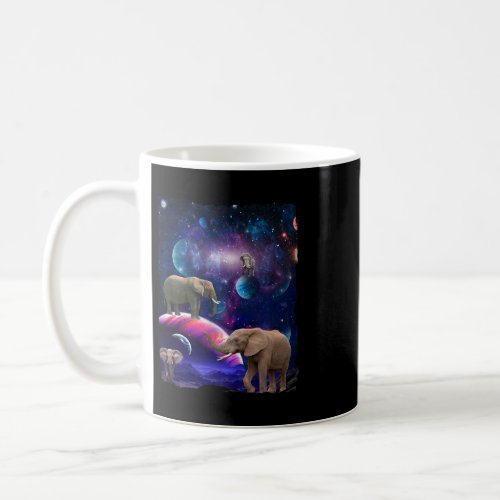 Elephant Wild Animal African forest Universe Galax Coffee Mug