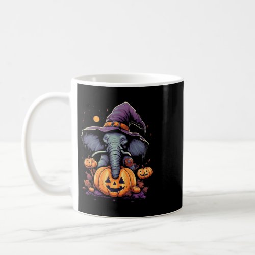 Elephant Witch Halloween Costume Wildife Animal Zo Coffee Mug
