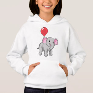 Elephant with Balloon Hoodie