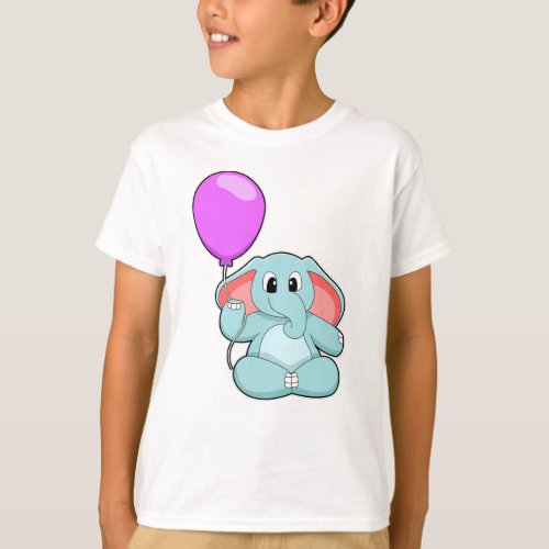 Elephant with Balloon T_Shirt