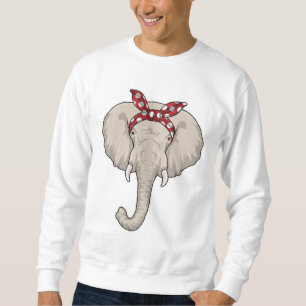 Elephant with Bandana Sweatshirt