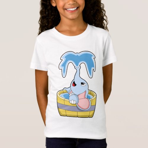 Elephant with Bathtub full of Water T_Shirt