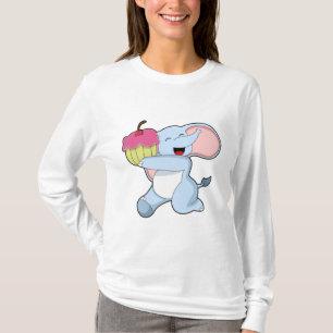 Elephant with Cake T-Shirt