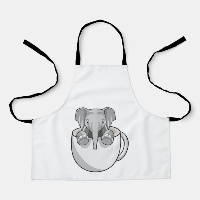 Elephant with Cup Apron (Front)