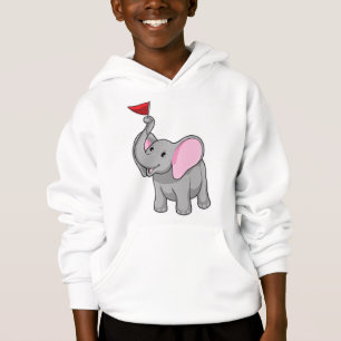 Elephant with Flag Hoodie