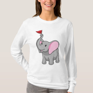 Elephant with Flag T-Shirt