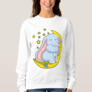 Elephant with Moon and Stars Sweatshirt
