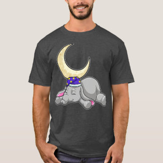 Elephant with Moon T-Shirt
