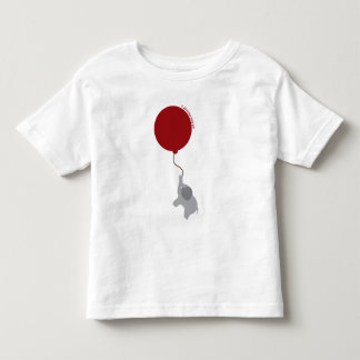 Elephant with Red Balloon Shirt