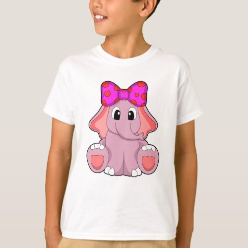 Elephant with Ribbon T_Shirt