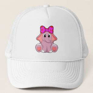 Elephant with Ribbon Trucker Hat