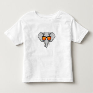 Elephant with Sunglasses Toddler T-shirt