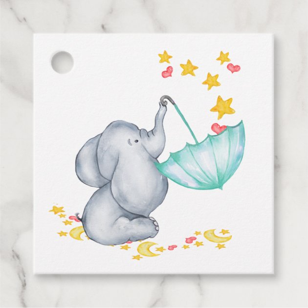 Umbrella elephant clearance baby shower