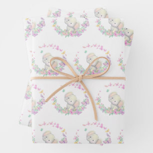 Elephant  wrapping paper sheets