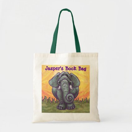 Elephant Yellow Personal Book Bag