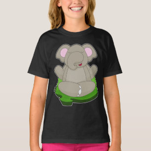 Elephant Yoga Fitness Meditation T-Shirt