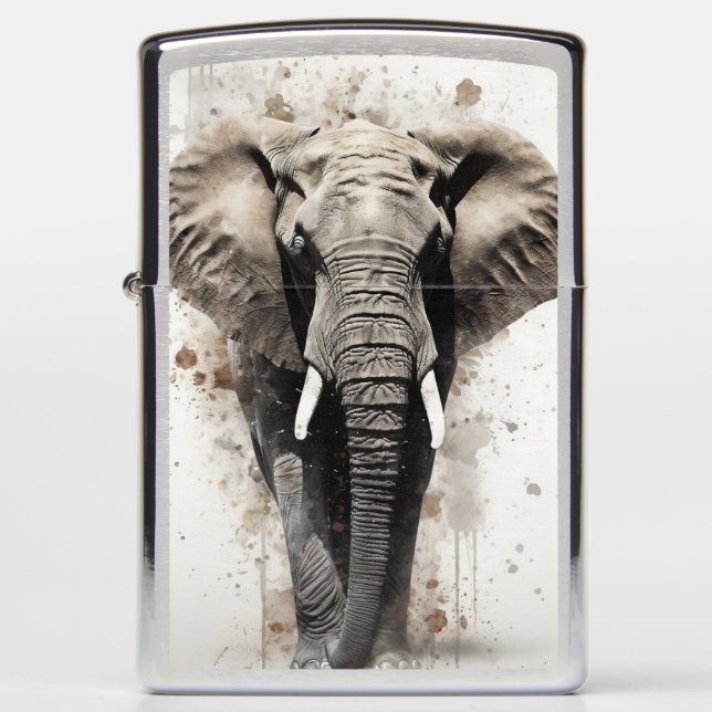 Elephant  zippo lighter (Front)