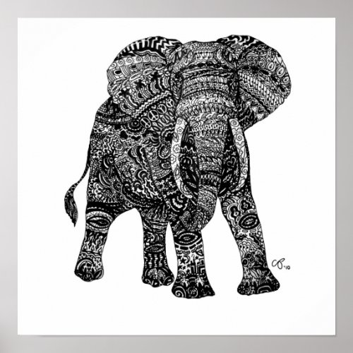 Elephantastic Custom Art Print