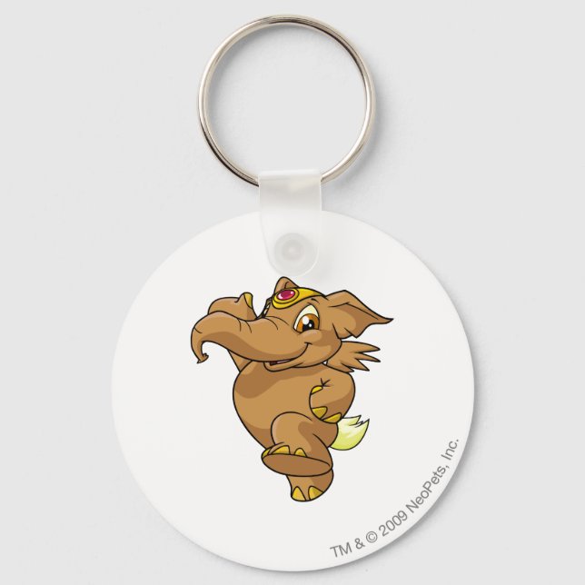 Elephante Brown Keychain (Front)