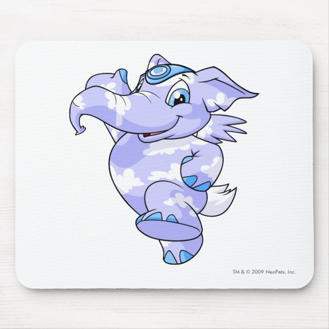 Elephante Cloud Mouse Pad (Front)