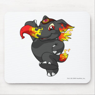 Elephante Fire Mouse Pad