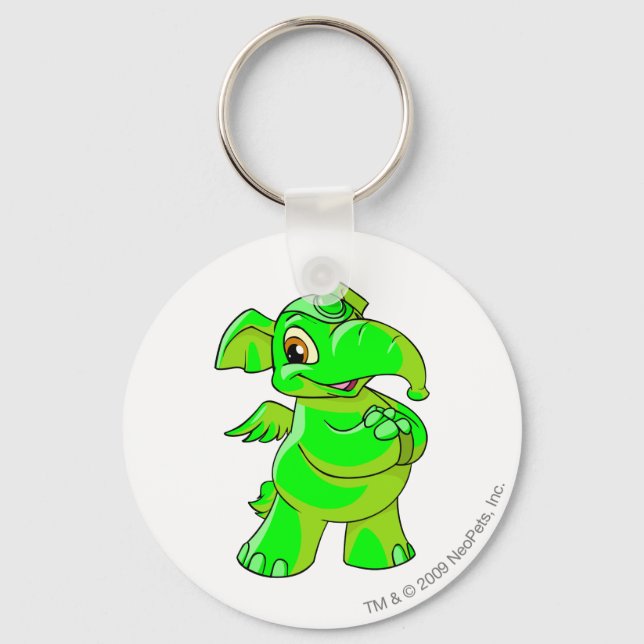 Elephante Glowing.Pn Keychain (Front)