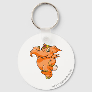 Elephante Orange Keychain