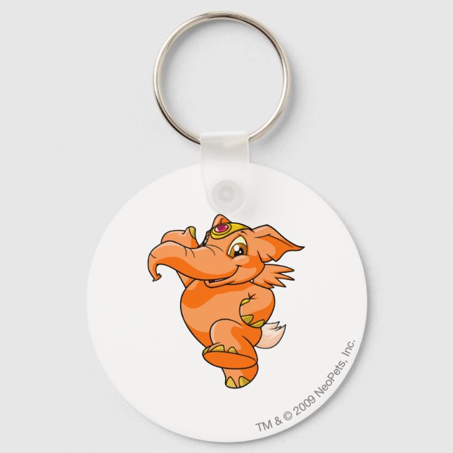 Elephante Orange Keychain (Front)