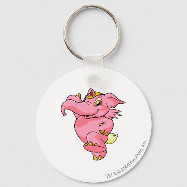 Elephante Pink Keychain (Front)
