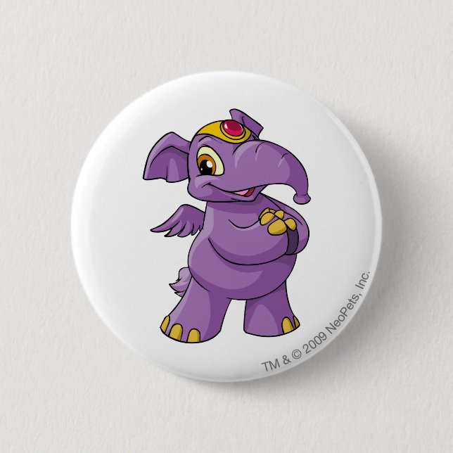 Elephante Purple Button (Front)