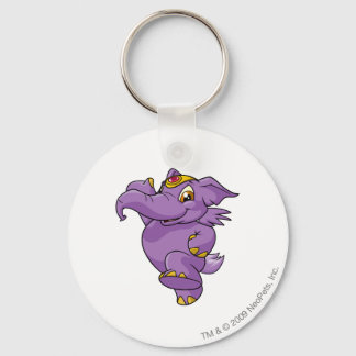 Elephante Purple Keychain