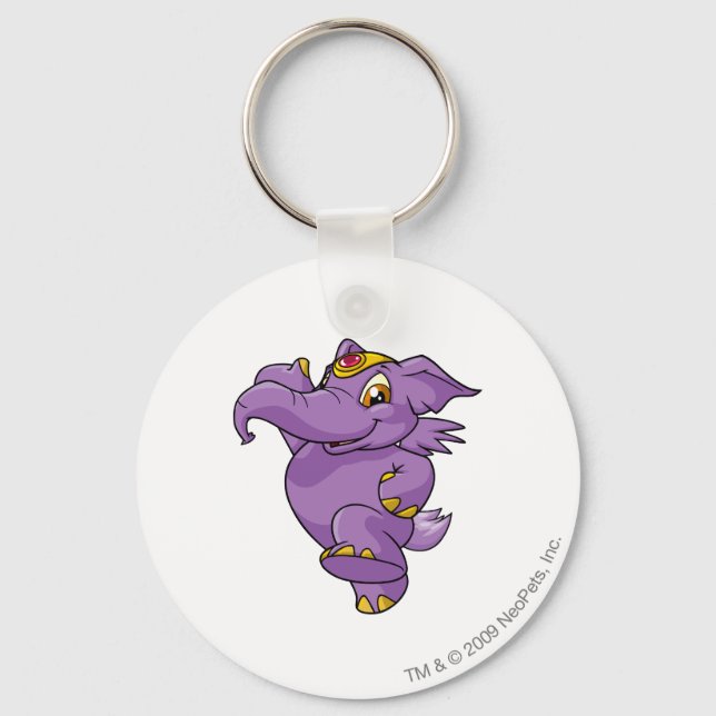Elephante Purple Keychain (Front)