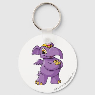 Elephante Purple Keychain