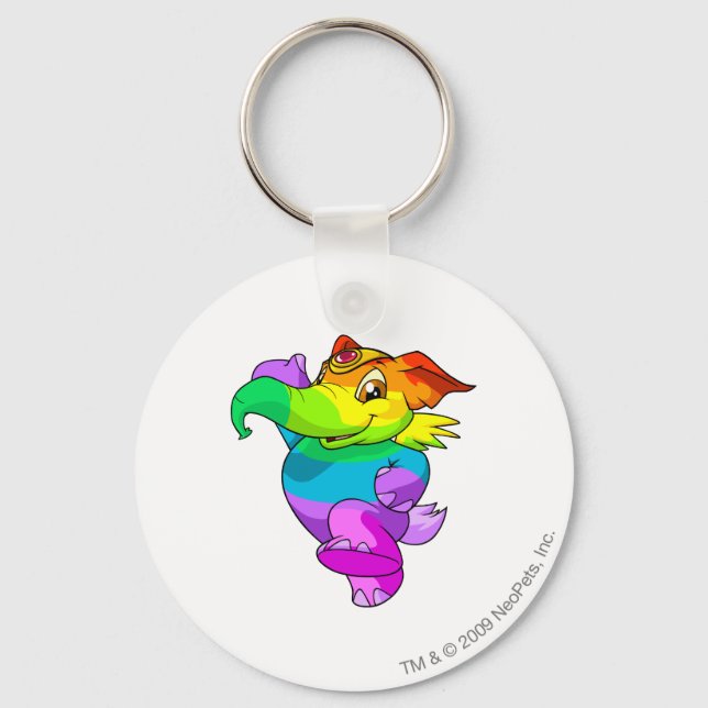 Elephante Rainbow Keychain (Front)