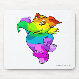 Elephante Rainbow Mouse Pad