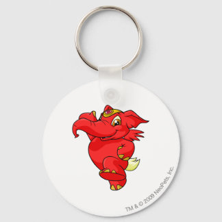 Elephante Red Keychain
