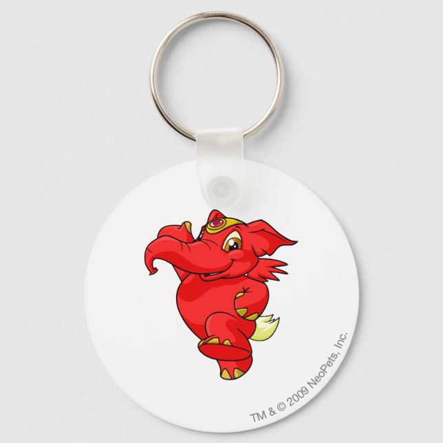 Elephante Red Keychain (Front)