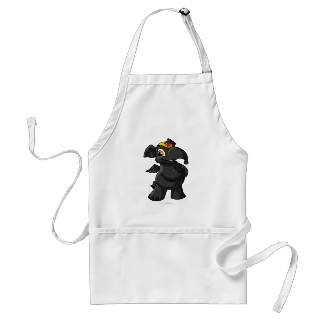 Elephante Shadow Adult Apron (Front)