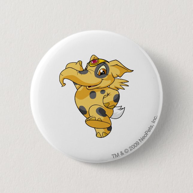 Elephante Spotted Pinback Button (Front)