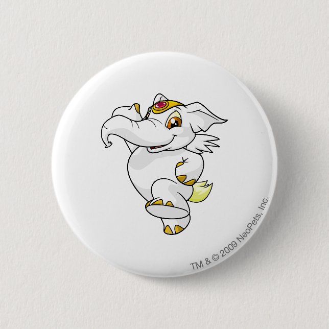 Elephante White Button (Front)