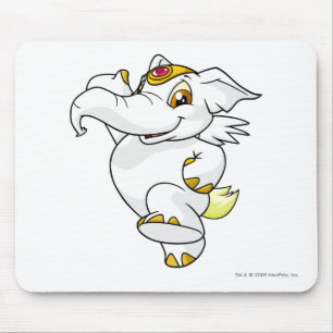 Elephante White Mouse Pad