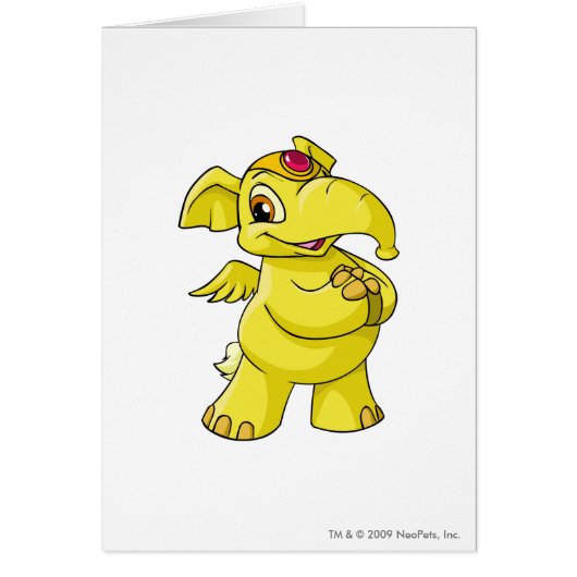 Elephante Yellow Cards (Front)