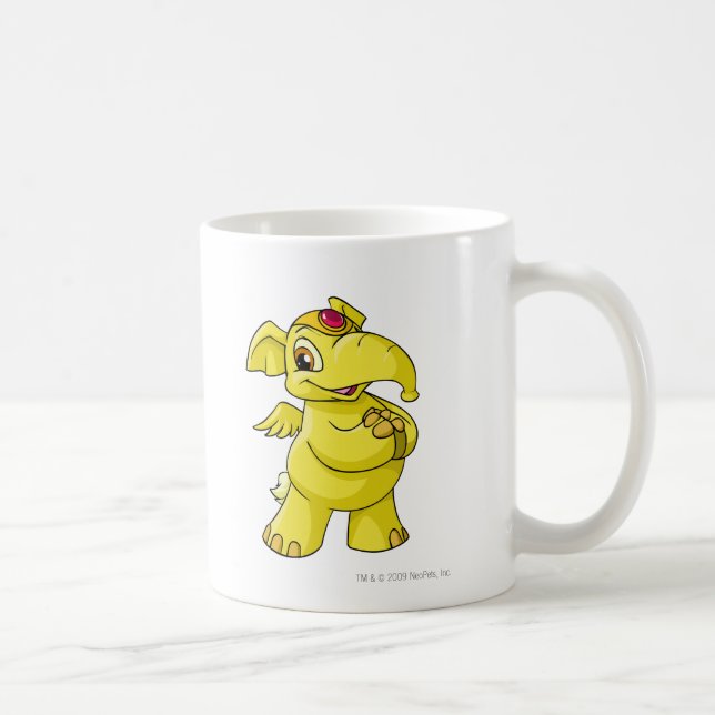 Elephante Yellow Coffee Mug (Right)