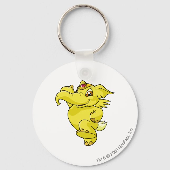 Elephante Yellow Keychain (Front)